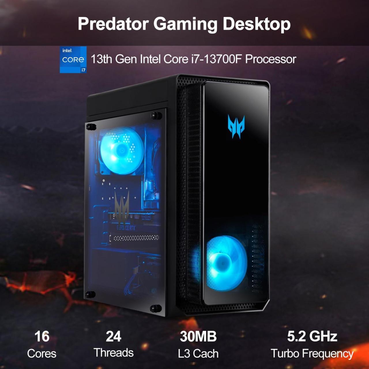 Gaming PC PREDATOR - I7 13700F - RTX 3070 - SSD - GARANTIE!!!!!
