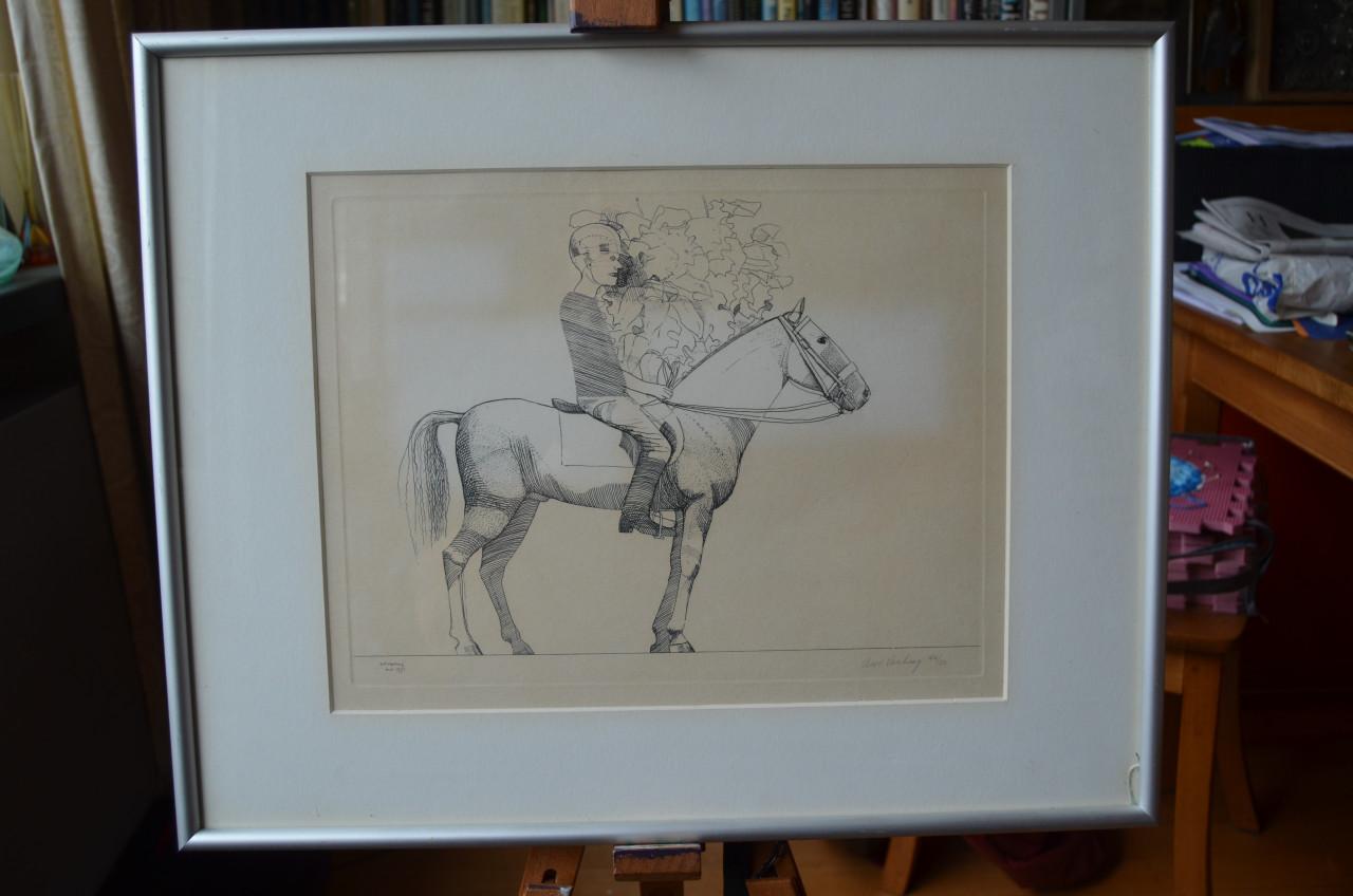 2 Etsen Aat Verhoog pendant gedrukt, gesigneerd/genummerd