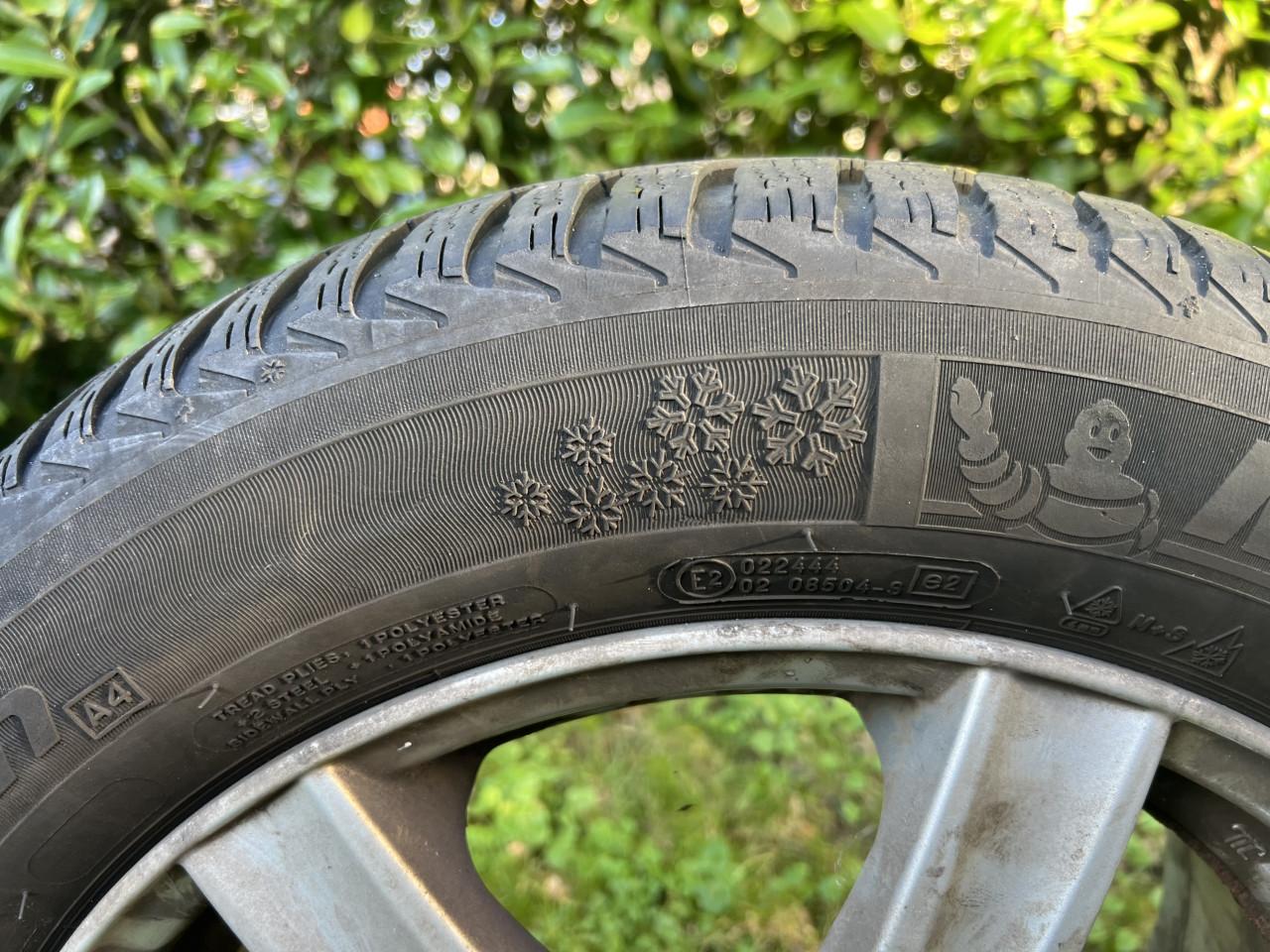 4 Michelin Winterbanden met velg