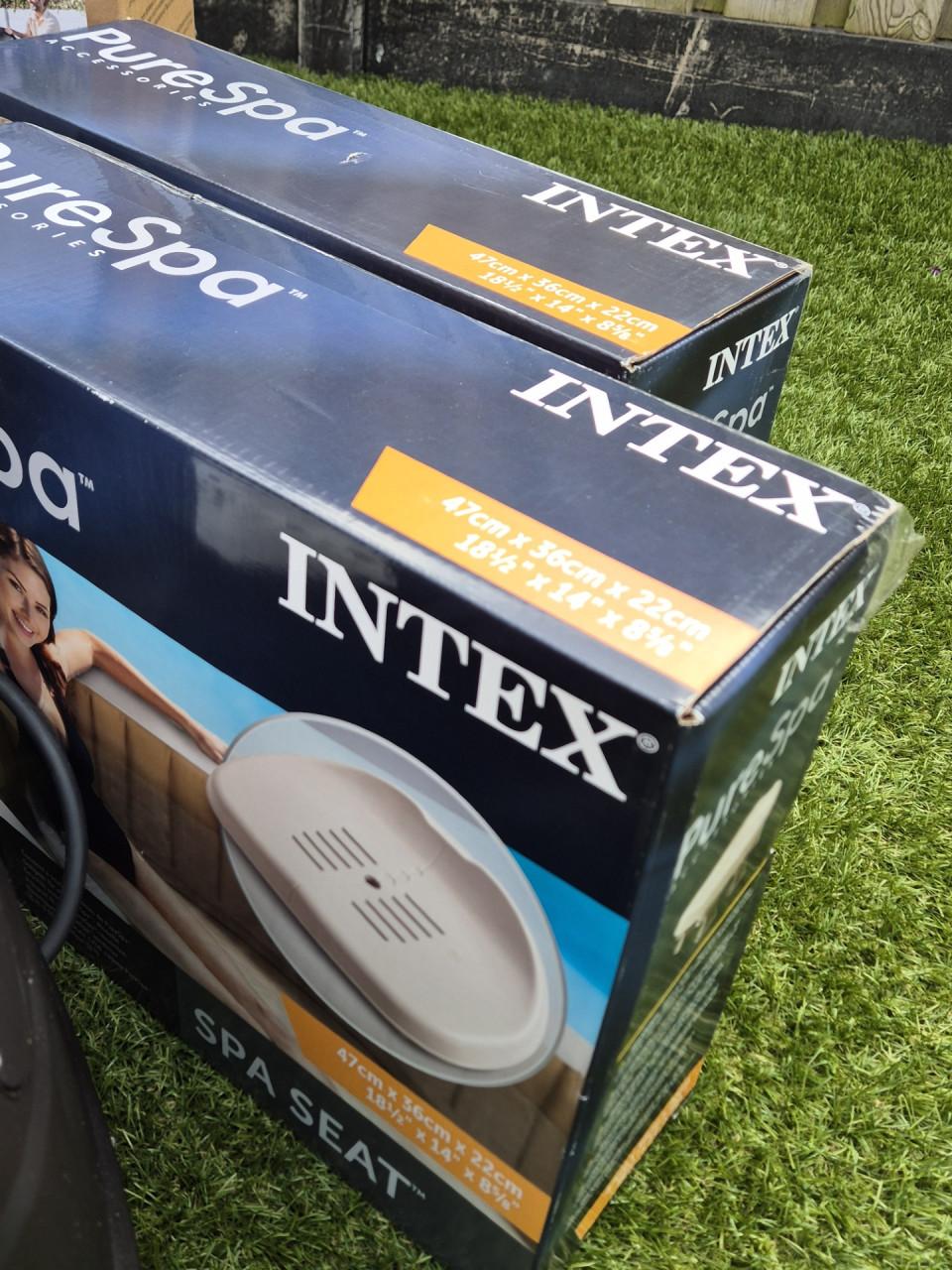 Intex PureSpa Bubble Greystone 6 pers compleet pakke