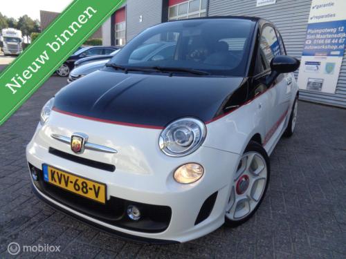 Fiat 500 abarth cabrio 1.4-16v abarth/bi-colore/airco/ecc/lm velgen/sportui