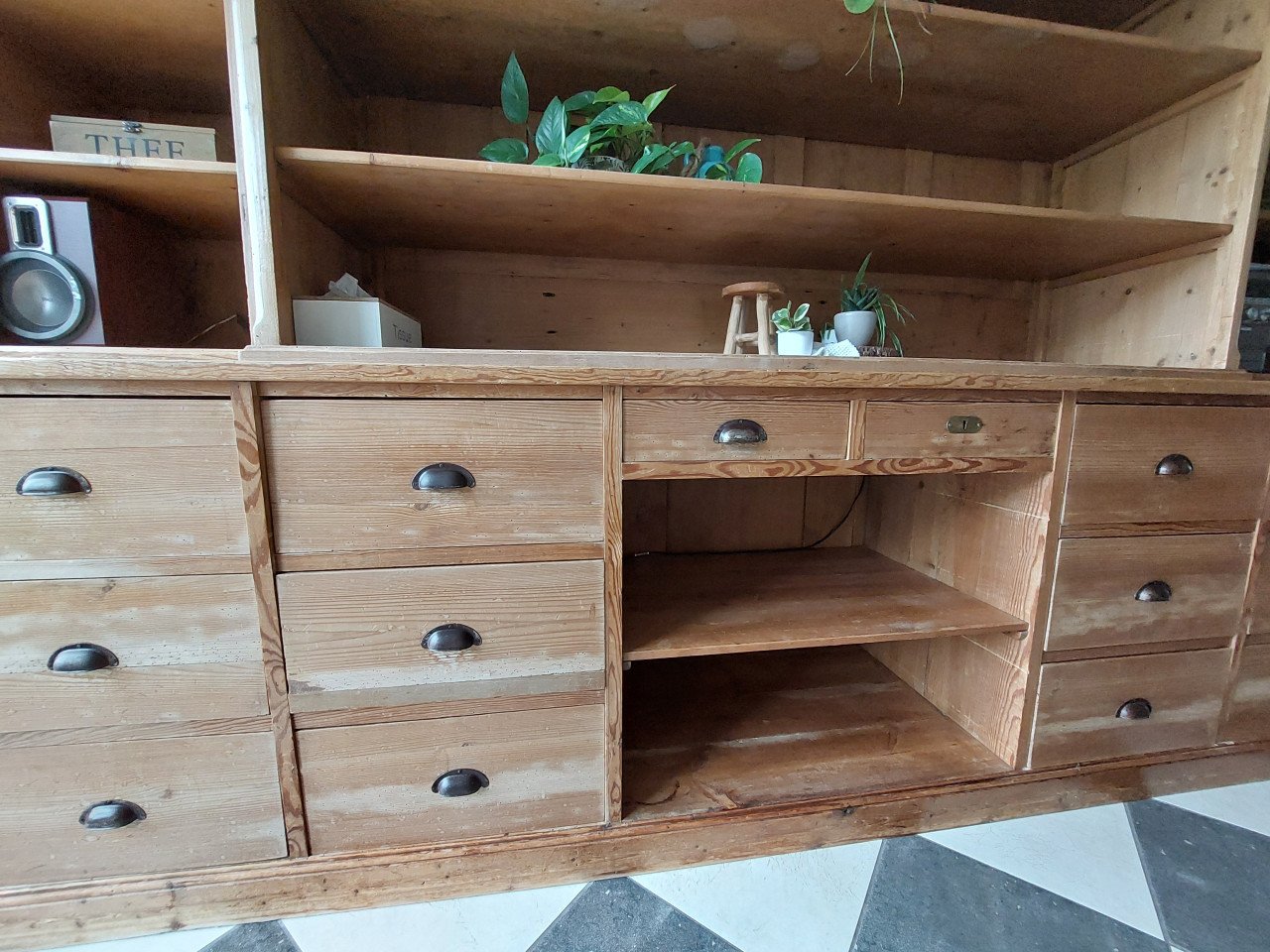 Antieke apothekerskast