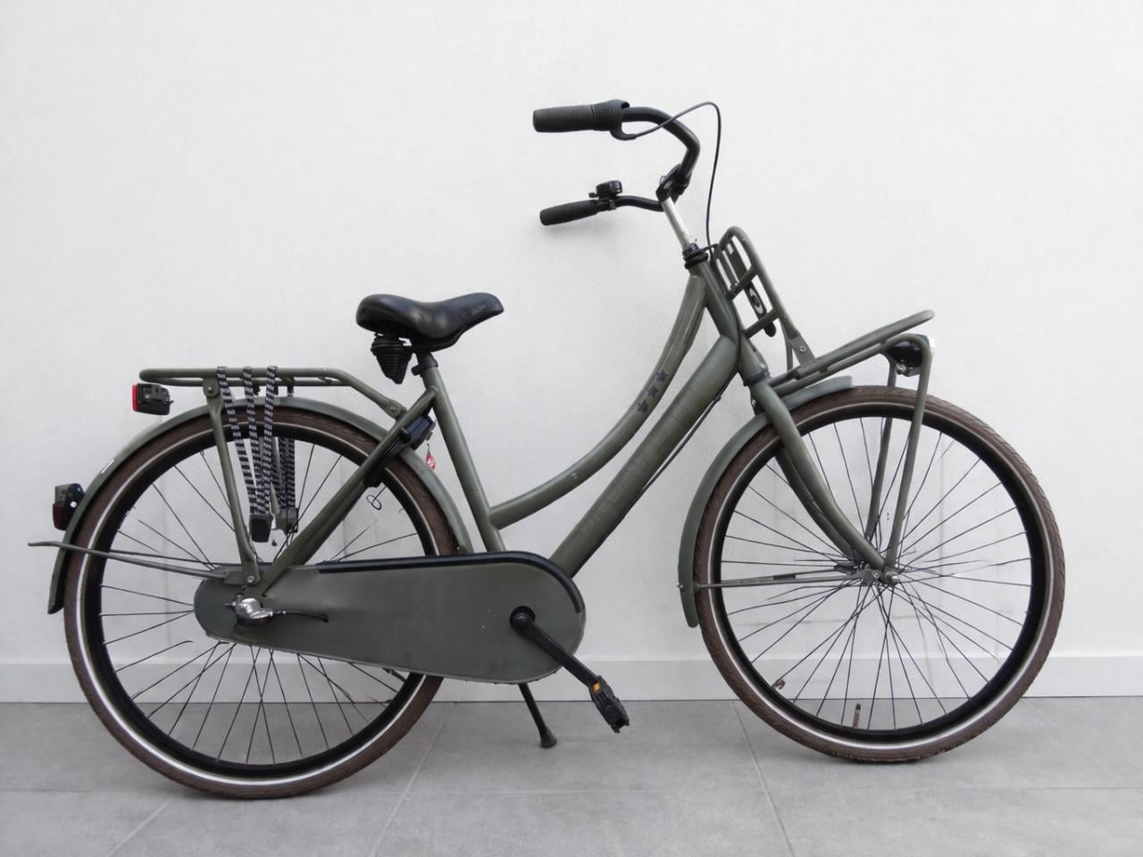 Cortina U4 Transport Meisjesfiets – 26 inch – Legergroen – 3 versnellingen