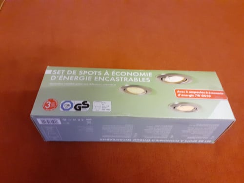 3 inbouwspots Nieuw !!