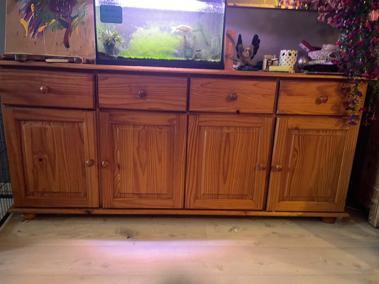 Grenen dressoir