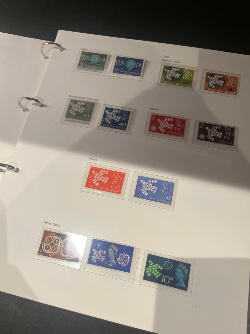 Album met fdc's Europa CEPT