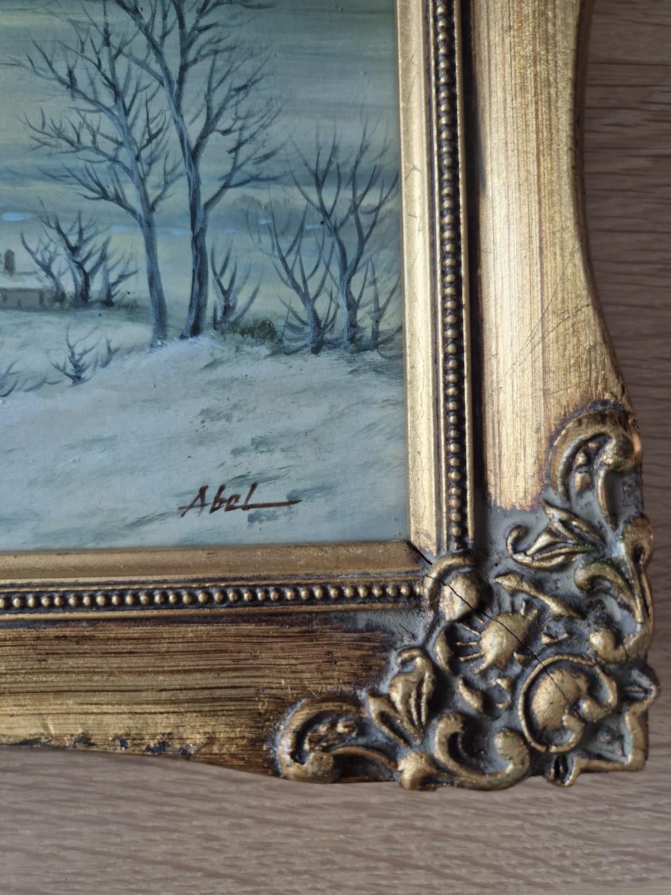Vintage olieverfschilderij