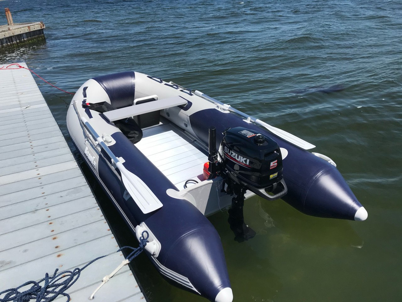 Rubberboot TZ 330 AL Suzuki motor + trailer + accessoires (vaarbewijs vrij)
