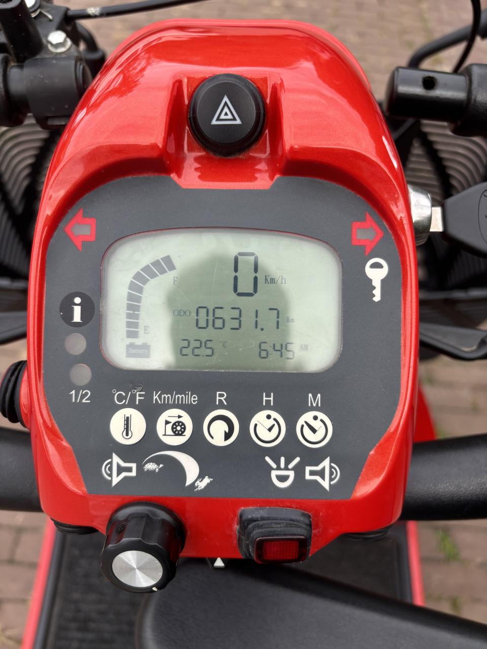 Mango Freerider F1 scootmobiel 630 KM 4wielen  snelheid