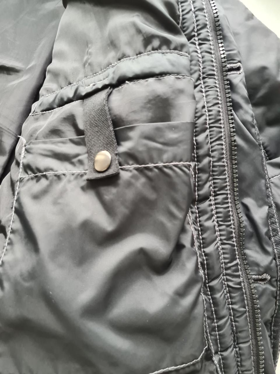 Zwarte gewateerde dikke puffer jas met capuchon van Fishbone  Maat XXL