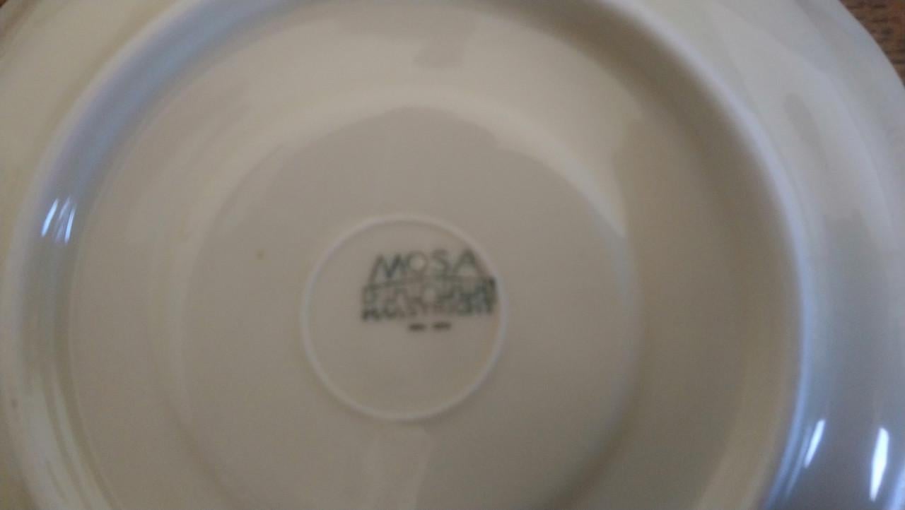 Set van 2 vintage Mosa Maastricht kop en schotels