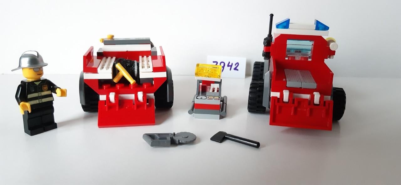 Lego City 7942:  Brandweer Pick-Up Truck