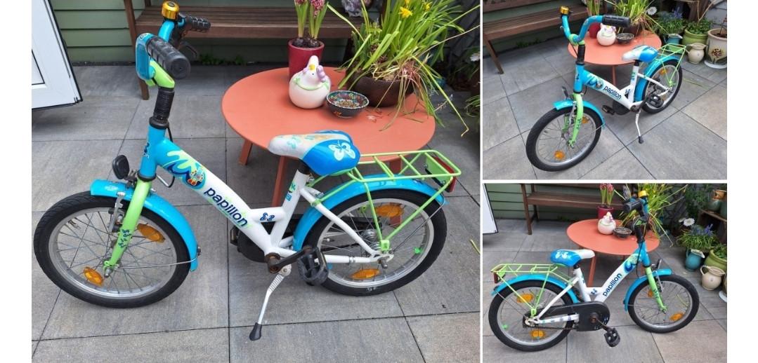 16 inch fietsje  en losse onderdelen