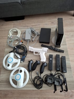 Wii gesoftmod met HD (1tb), 180 games