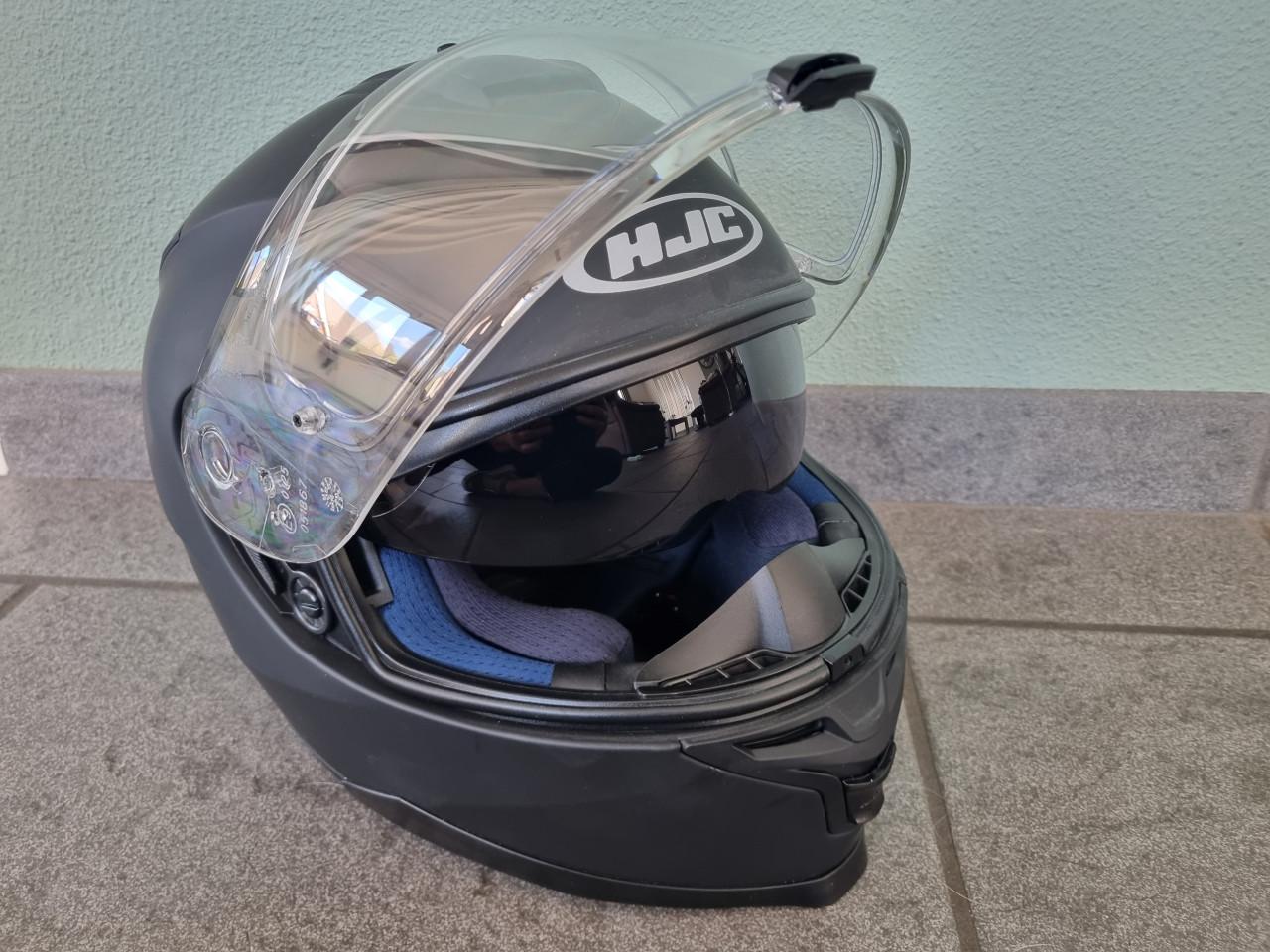 Motorhelm HJC matzwart M