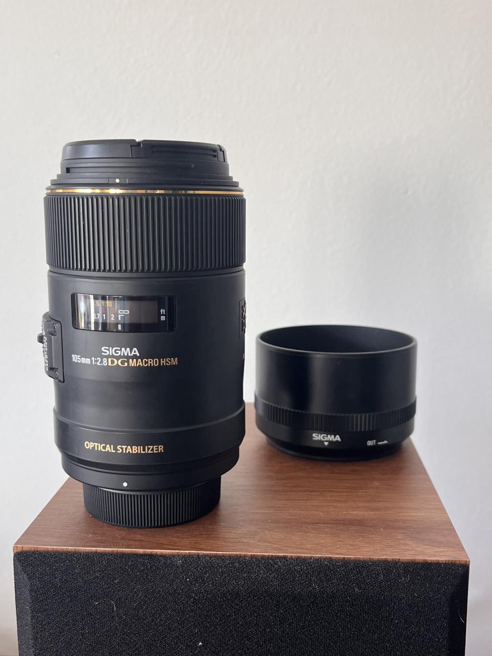 Sigma 105mm f/2.8 EX DG OS HSM Nikon mount