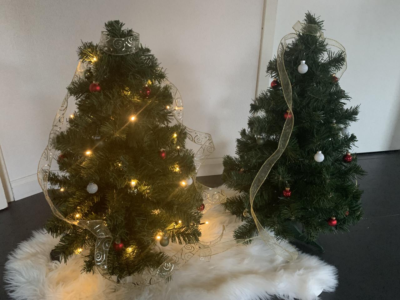 Kerstboompje 60 cm met timer verlichting