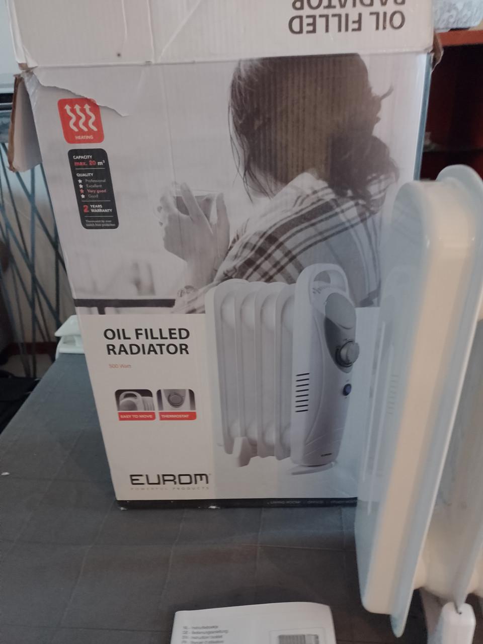 Compact Radiatorkacheltje zo goed als nieuw