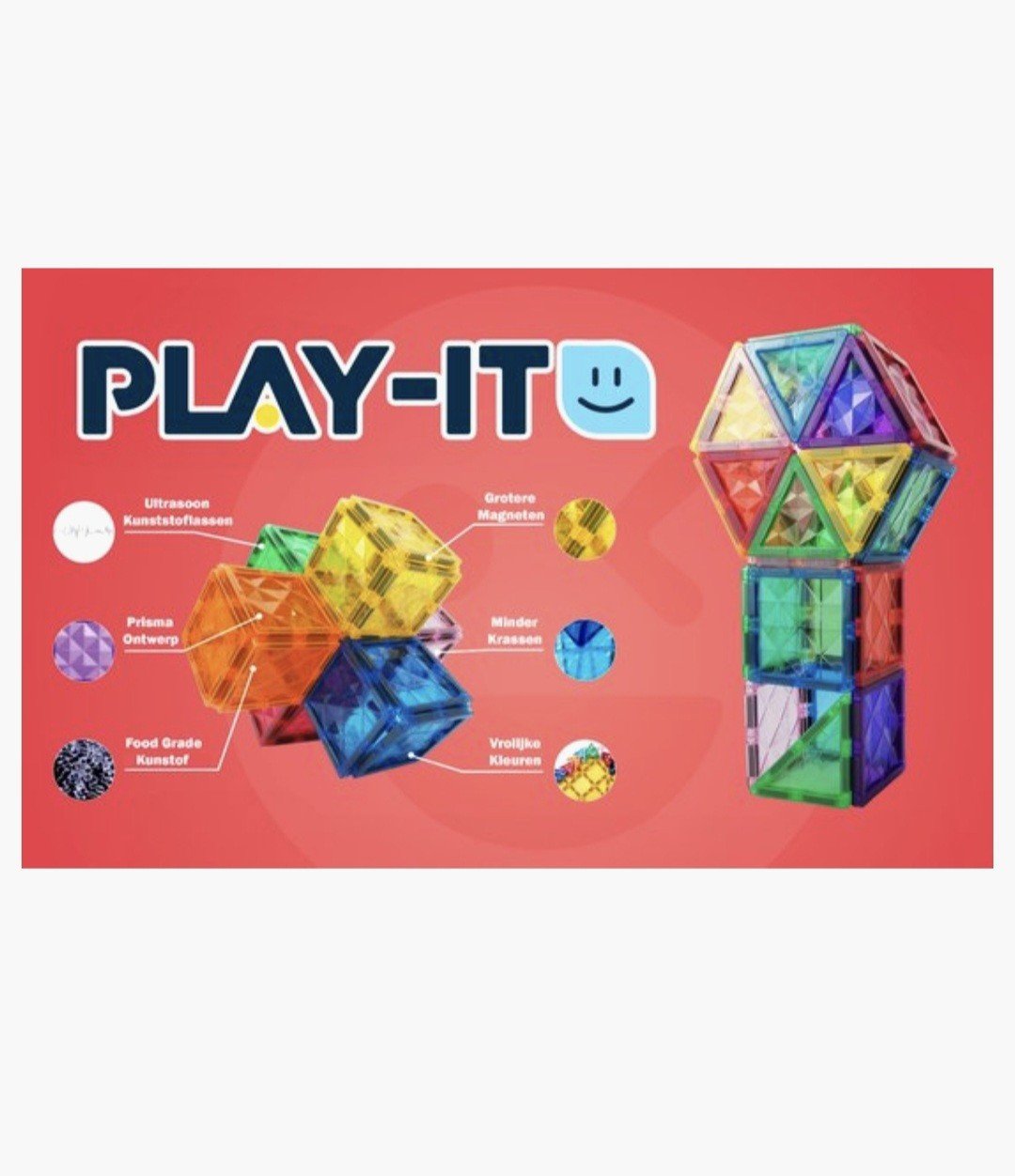 Play-it magnetische blokken | bouwstenen
