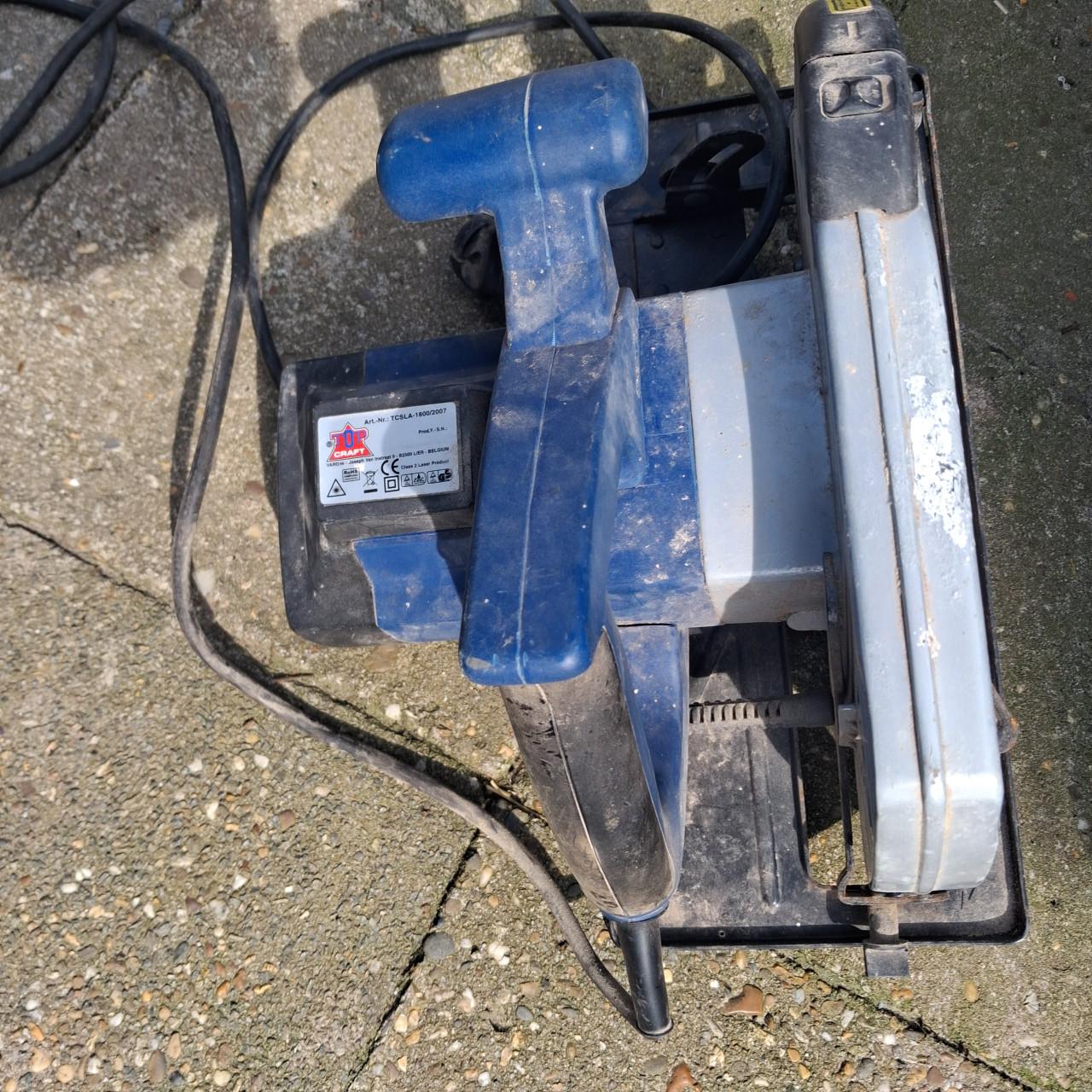 Topcraft  cirkelzaag met lazer