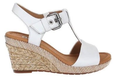 Gabor sandaal met witte bandjes maat 40,5