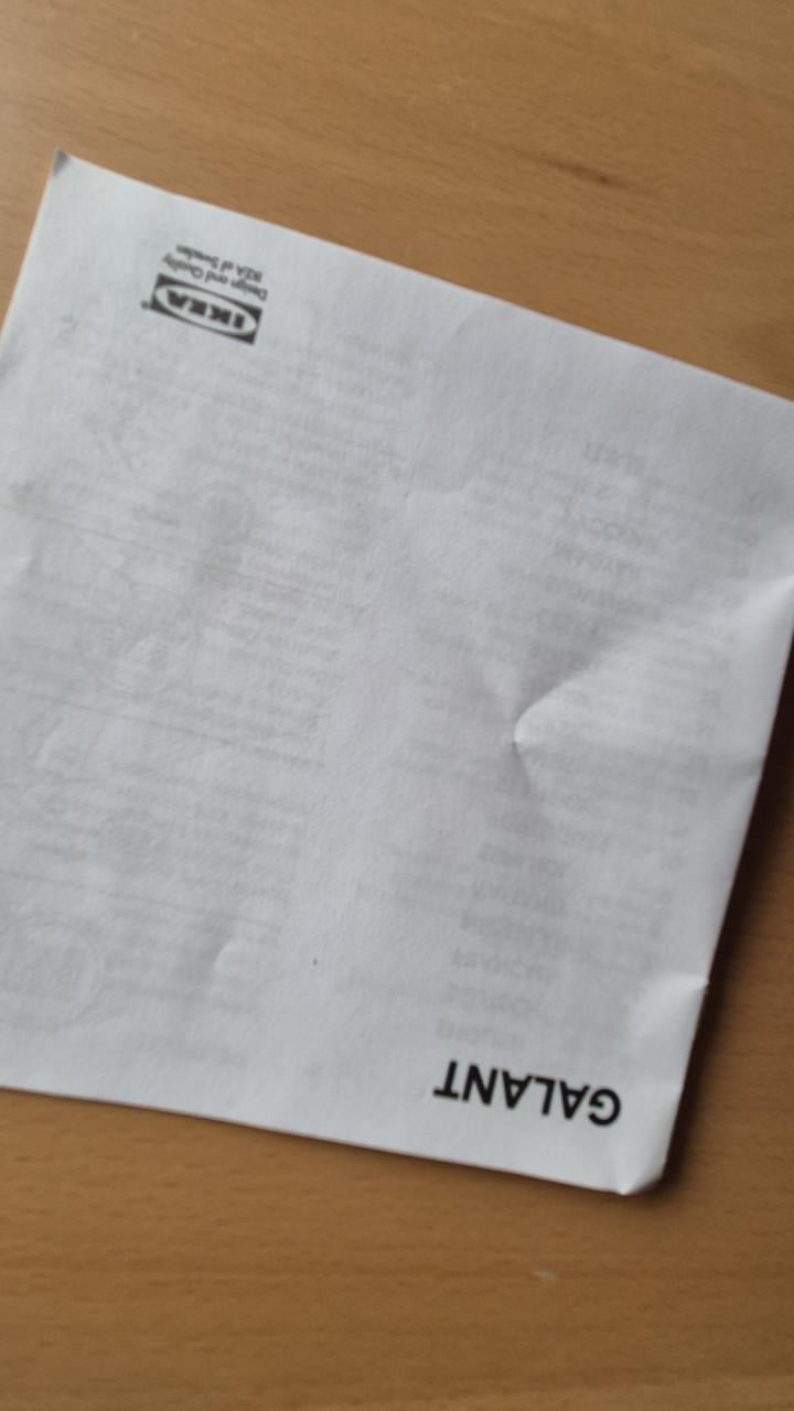 Ikea Galant ladenblok met slot