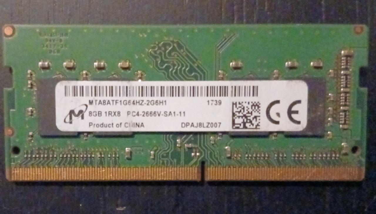 Diverse laptop RAM geheugen