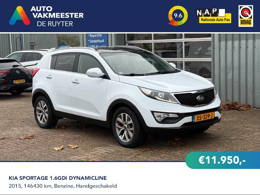 Kia Sportage - 1.6 GDI DynamicLine | Pano | Stuurverwarming|Trekhaak