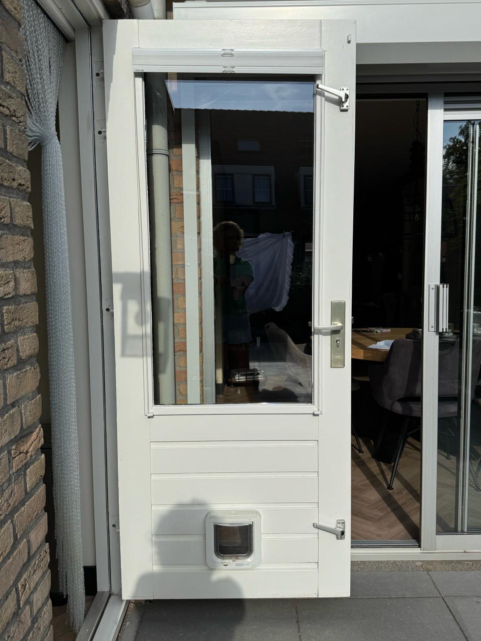 Buitendeur stomp  met glas