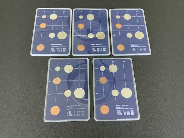 Nederland, FDC jaarsets 1982 t/m 1986.