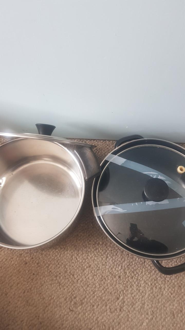 Partij kook en bakpannen