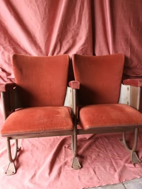 Theaterbank voor 2 personen