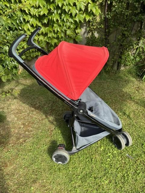Quinny Zapp Flex buggy met ligstand grijs/rood
