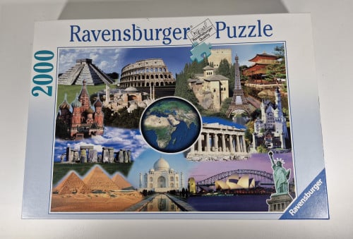 Puzzel 2000 stukjes wereld bouwwerken