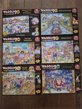 Heel veel WASGIJ en VAN HAASTEREN puzzels, 5 euro per puzzel