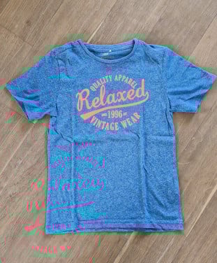 Jongens korte mouw shirt maat 140