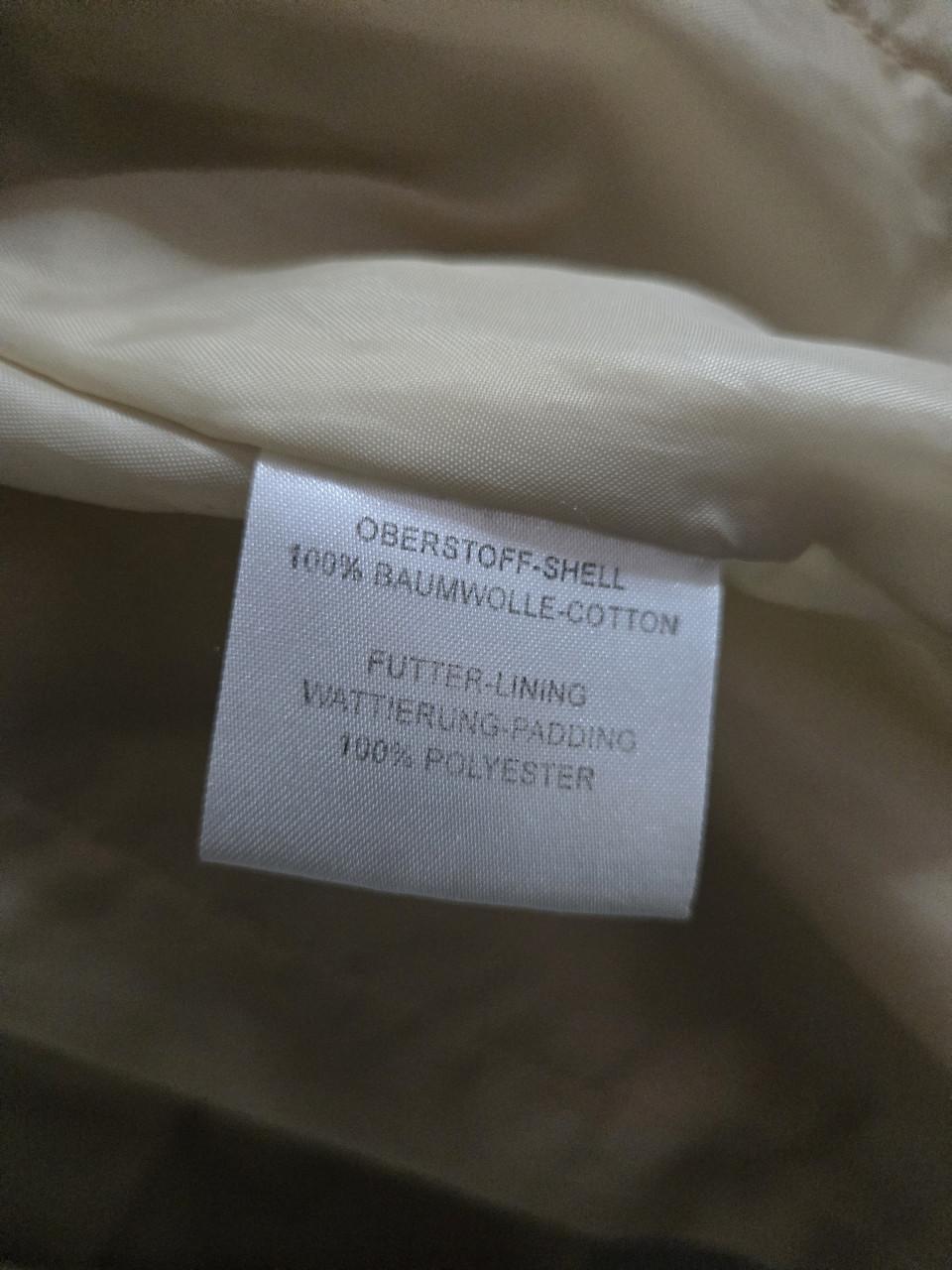 Crèmekleurige double-breasted trenchcoat Maat XL/42