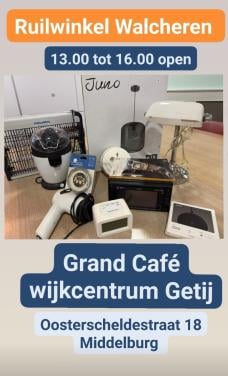 Ruilwinkel Walcheren elke woensdag 13.00 - 16.00 open