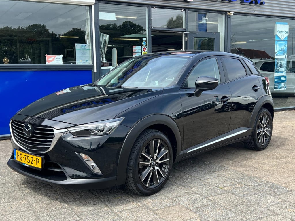 Mazda Cx-3 2.0 skyactiv-g 120 gt-m, leer, trekhaak enz...