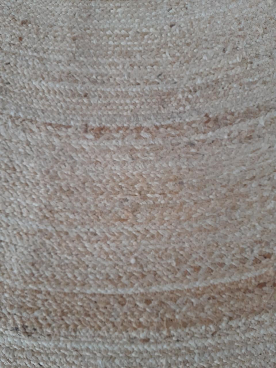 Rond jute vloerkleed