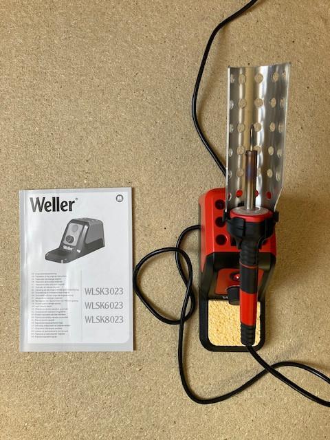 Weller soldeerstation WLSK3023C, 30 watt, 1 uur gebruikt