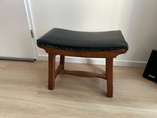 Vintage voetenkrukje