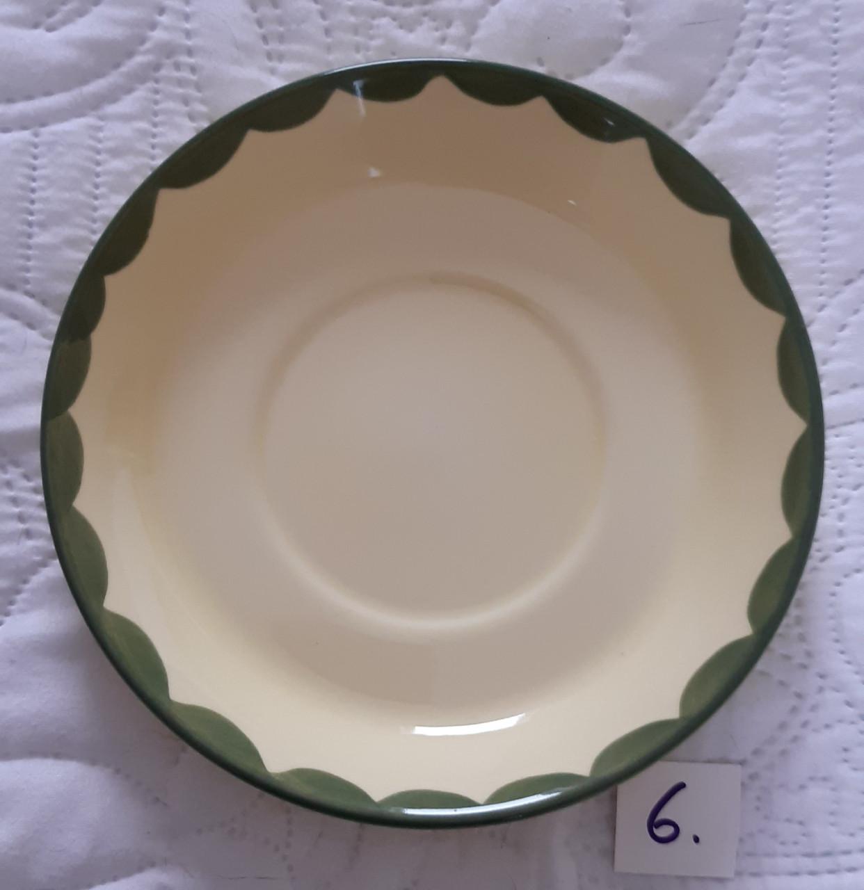 Kip en haan servies: 1 soepkop + 1 schotel