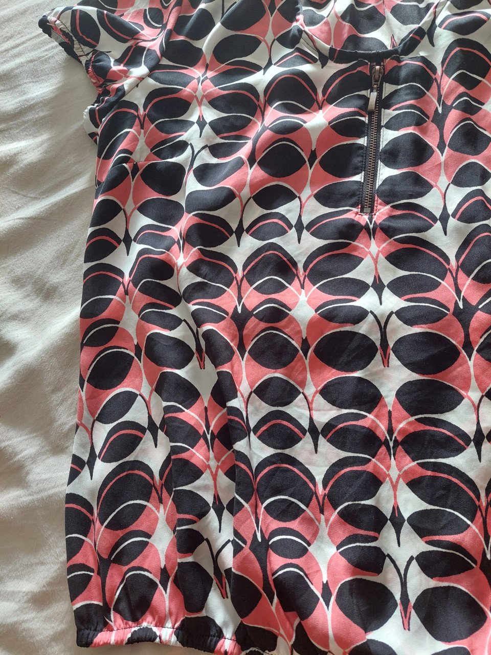 Nieuw Miss Etam travelstof damesblouse mt 38/40