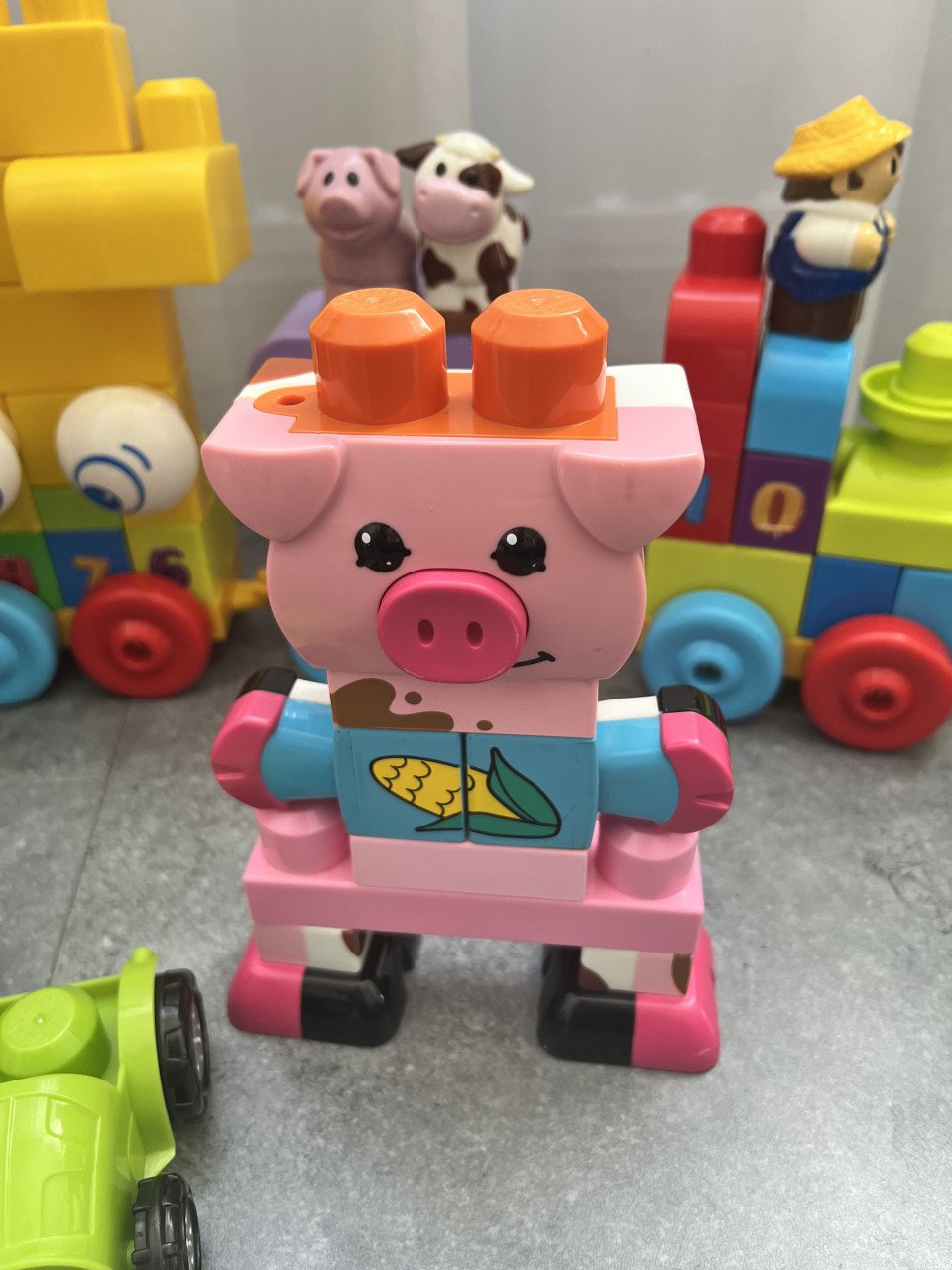 Grote partij mega bloks boerderij thema