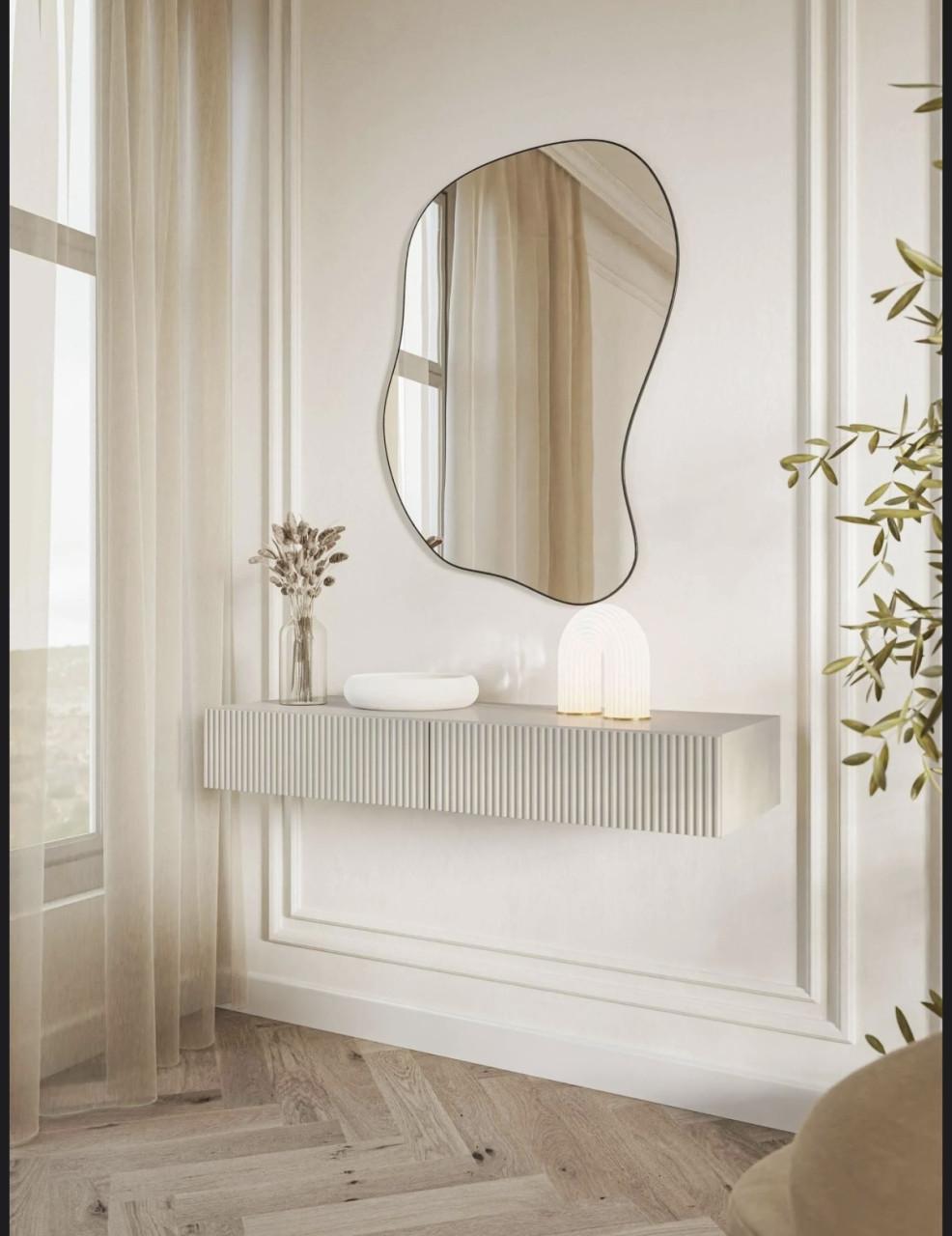 Zwevende kaptafel met lades nieuw!