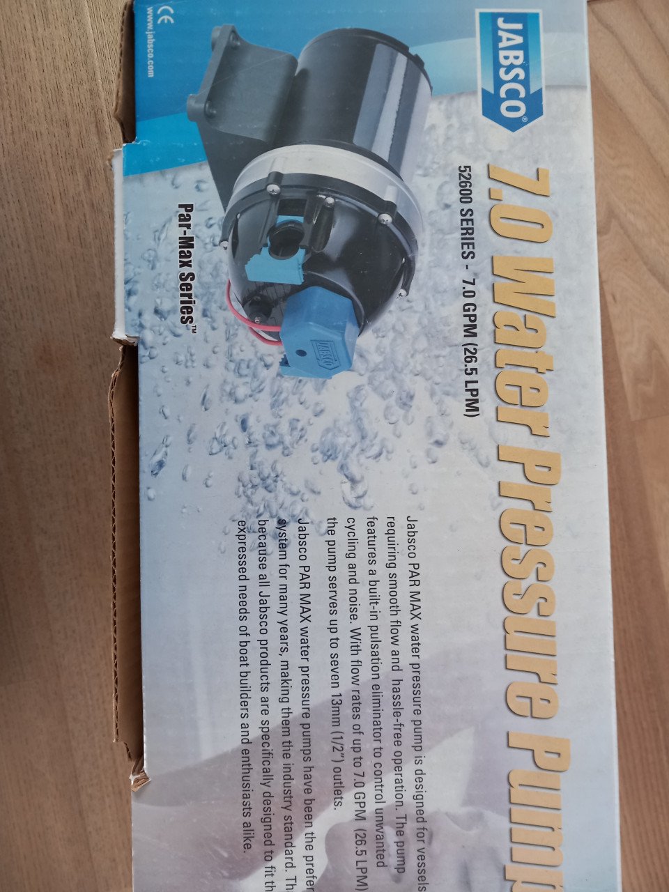 Te koop hoge druk Jabsco pomp nieuw
