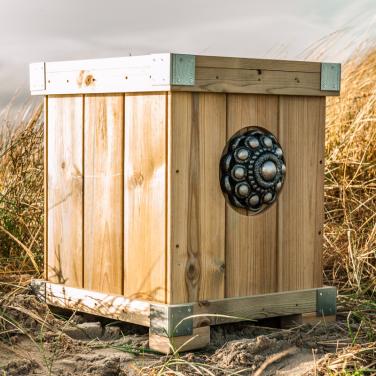 10jarige Jubileumactie - Zeeuwse knop bloembak L45 x B48 x H55