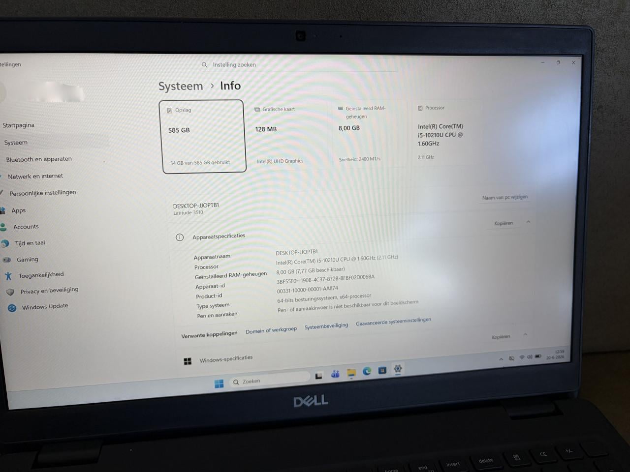 Dell Latitude | 15,6" | Intel i5 | 8GB | SSD + HDD | Windows 11