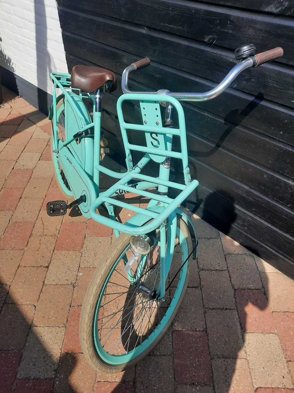 Te koop mint groene meisjesfiets spirit